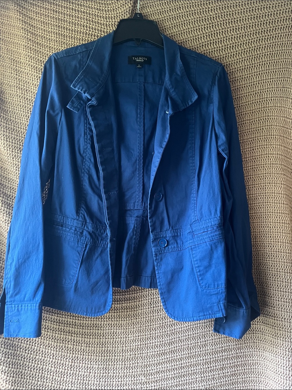 Talbots Royal Blue Casual Women's Blazer